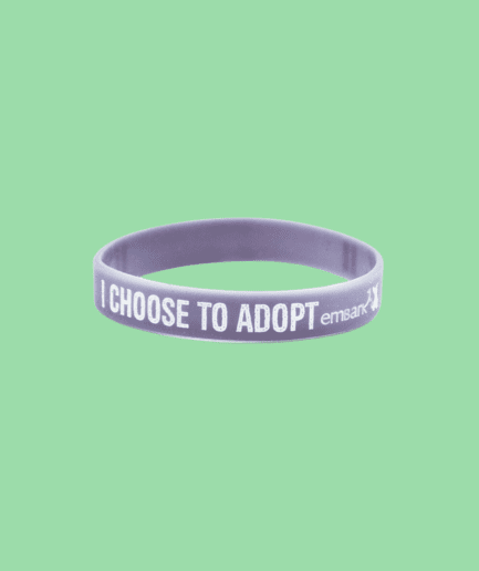 I Choose to Adopt - Embark Wristband