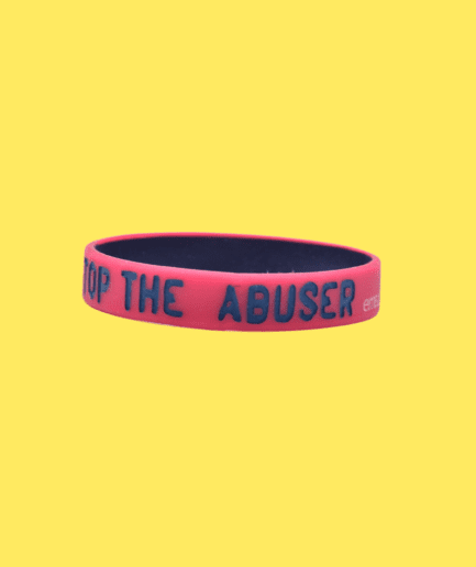 Stop the Abuser - Don't be a Loser - Embark Wristband