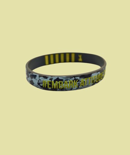 Embark Wristband - #Embark Attitude Grey Camouflage