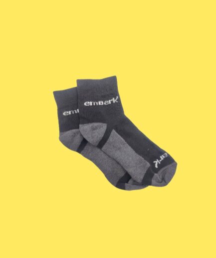 Embark Sport Socks - Black and Grey